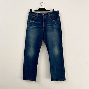 Levi’s 501 XX 32x26 Button Fly Straight Leg Mid-Rise Denim Jeans in Medium Blue